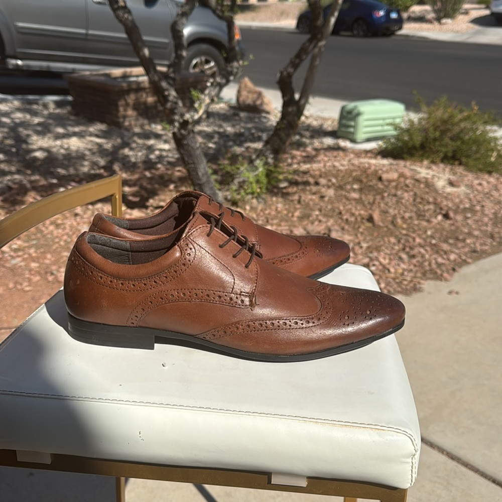 KENNETH COLE REACTION MENS ZEKE WINGTIP OXFORDS